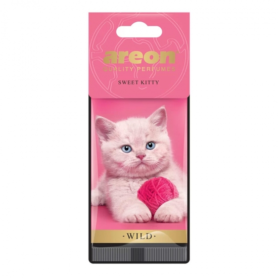 Ароматизатор за кола Areon, Wild, Sweet Kitty - Сладко Коте