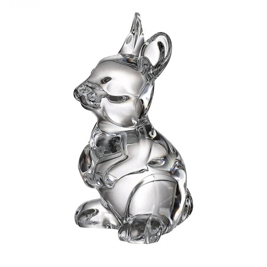 Декоративна фигура от кристал, Bohemia Crystal - Hare 66 мм
