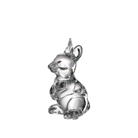 Декоративна фигура от кристал, Bohemia Crystal - Hare 66 мм