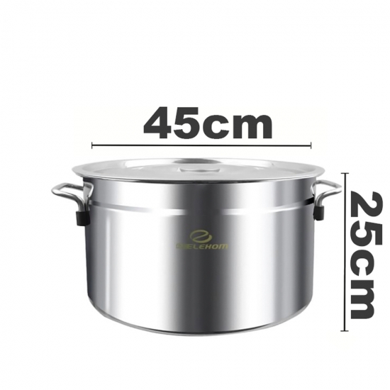 Казан/тенджера за варене с капак, 41 литра, 45x25 см, Boil Pot