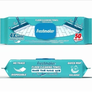 Големи мокри кърпи за почистване на подови настилки, 50 броя, Floor Cleaning Towel, Freshmaker - Снимка 2