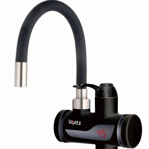 Нагревател за вода Oliver Voltz OV57100IW, За плот, 3300W, 30-60C, Гъвкав силиконов маркуч, IPX4, Черен - Снимка 2