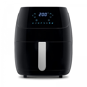 Фритюрник с горещ въздух, Voltz, 5 литра, 1500W, Дигитален, 60 мин таймер, Черен