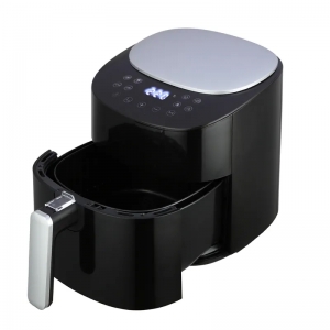 Фритюрник с горещ въздух Air Fryer, Rosberg Premium, 40-220 C, 1300W, 4.2 литра, Сушене на плодове, Дигитален, 8 програми, Черен - Снимка 2