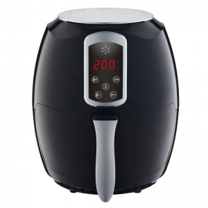 Фритюрник с горещ въздух Voltz, 1400W, 3.5 литра, Дигитален, 60 мин таймер, Черен