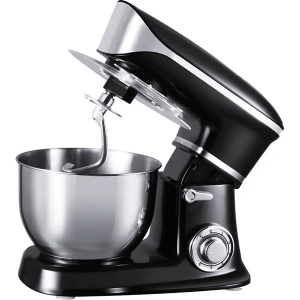 Планетарен миксер Voltz V51115B, 1900W, 6.5 литра, 6 скорости + Pulse, 3 приставки, Черен - Снимка 2