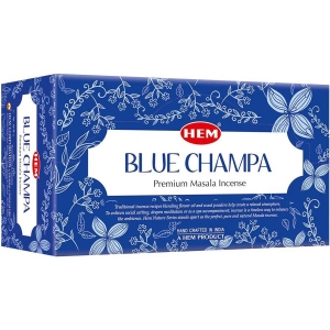 Ароматни пръчици, HEM Premium, 12х15 грама, Blue Champa - Снимка 2