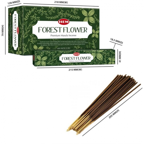 Ароматни пръчици, HEM Premium, 12х15 грама, Forest Flower