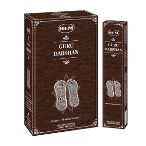 Ароматни пръчици, HEM Premium, 12х15 грама, Guru Darshan
