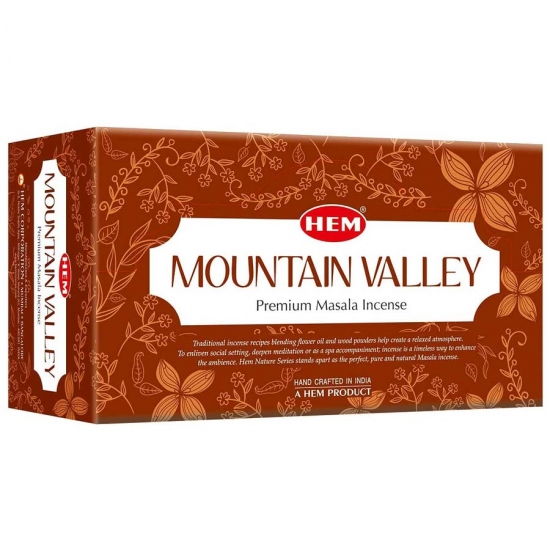 Ароматни пръчици, HEM Premium, 12х15 грама, Mountain Valley