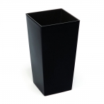 Кашпа Финезия 25x25х46 см, черен гланц, Lamela