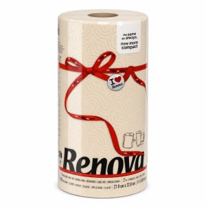 Кухненска ролка Renova, 1 ролка, 120 къса, крем