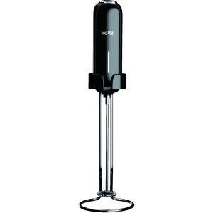 Мини миксер за фрапе и мляко Oliver Voltz OV51163G, 0.5W, Поставка, 2xAA, Черен