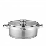Тенджера Oliver Voltz OV51210Q28, 28 x 11 cm, 6 литра, неръждаема стомана