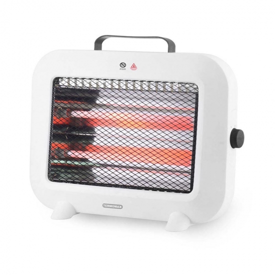 Кварцова печка за отопление, Termomax, TR8Q,  800W, бял