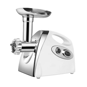 Месомелачка с приставка за домати Voltz V51991A, 1400W, Обратен ход, Аксесоари за сосове и Kubbe, Бял