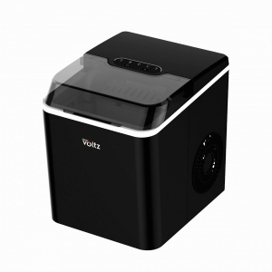 Ледогенератор Oliver Voltz OV51447A, 100W, 24ч/10кг, Кръгла и куршумообразна форма, Черен