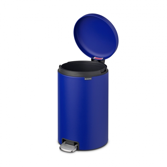 Кош за смет с педал Brabantia NewIcon 20L, Mineral Powerful Blue