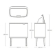 Кош за смет Brabantia Bo Touch 11+23L, Soft Beige - Снимка 8