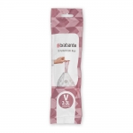 Торба за кош Brabantia PerfectFit NewIcon размер V, 3L, 10 броя, ролка