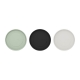 Буркани комплект Brabantia Stackable 0.3L+0.6L+1.1L, Light Grey/Dark Grey/Jade Green, 3 броя - Снимка 2