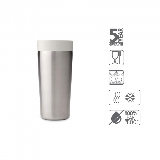 Термо чаша Brabantia Make&Take 360ml Light Grey